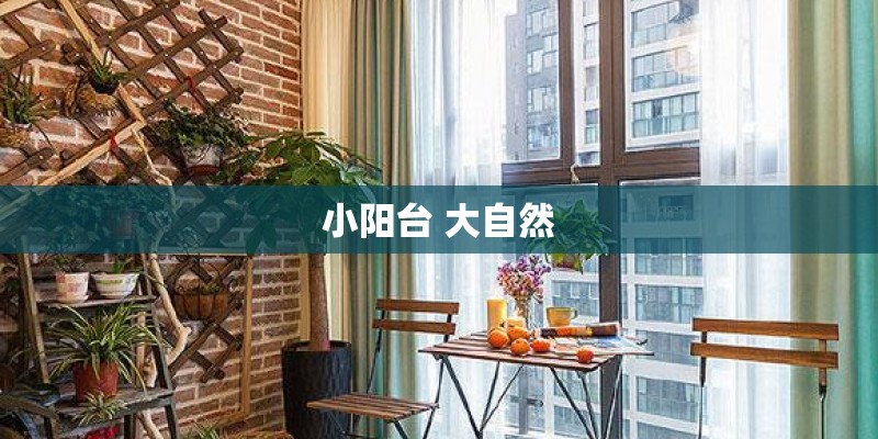 小阳台 大自然