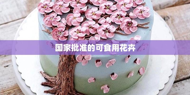 国家批准的可食用花卉