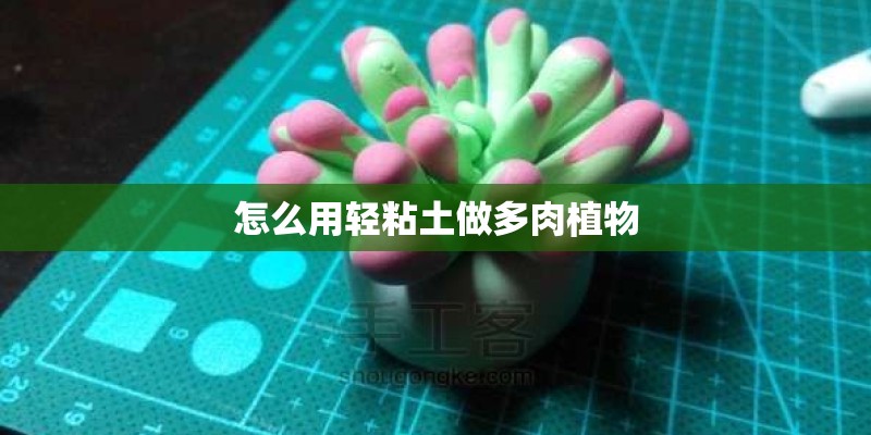 怎么用轻粘土做多肉植物