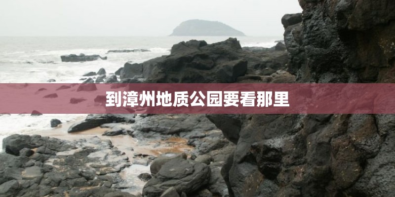 到漳州地质公园要看那里