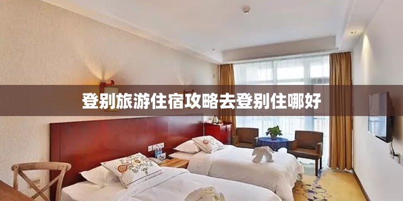 登别旅游住宿攻略去登别住哪好