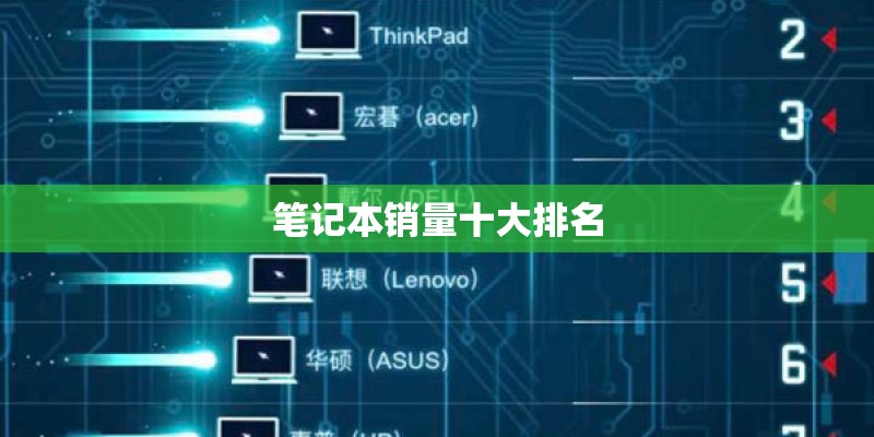 笔记本销量十大排名