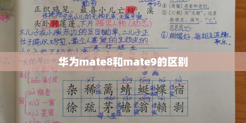 华为mate8和mate9的区别