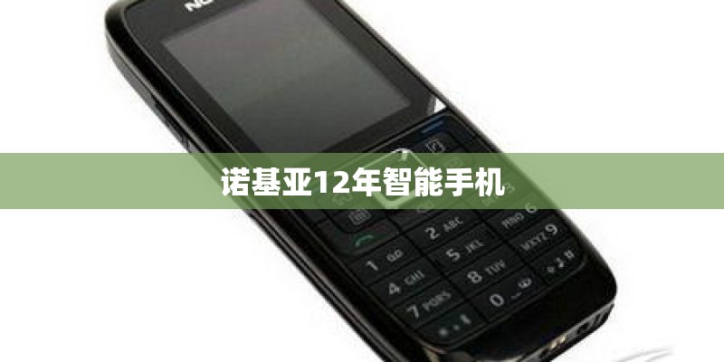 诺基亚12年智能手机