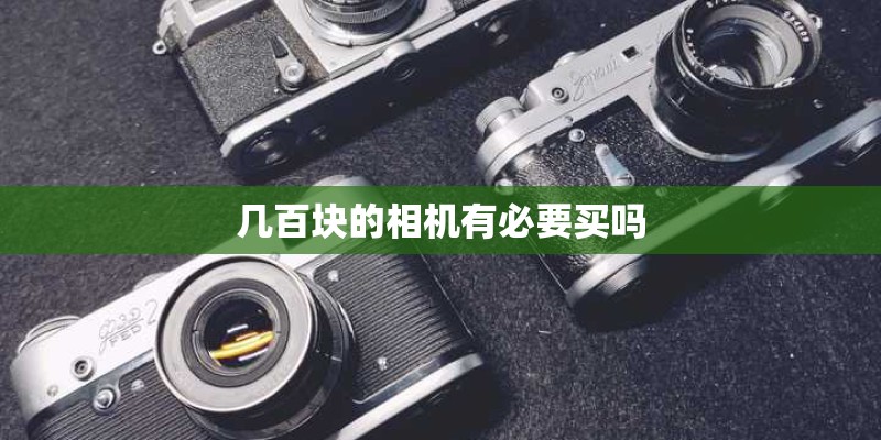 几百块的相机有必要买吗