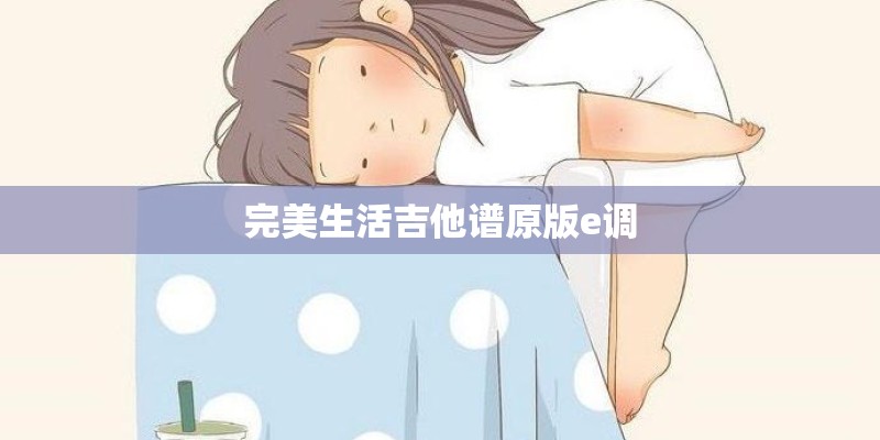 完美生活吉他谱原版e调
