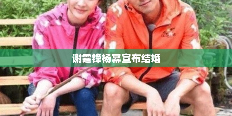 谢霆锋杨幂宣布结婚